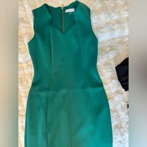 Green Calvin Klein dress